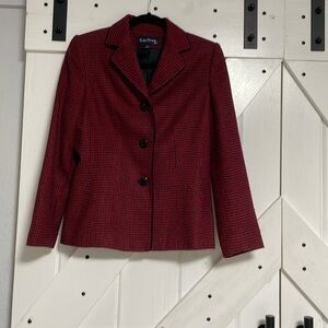 Evan Picone houndstooth blazer